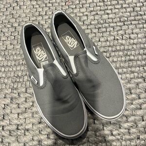 Vans women Charcoal Slip-On Sneakers
